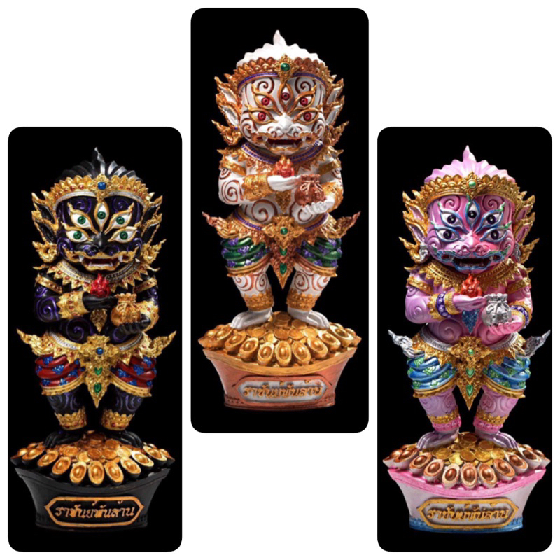 สี่หูห้าตา เทพสี่หูห้าตา (พระอินทร์จำแลง) ขนาดบูชา 7 นิ้ว รุ่นราชันย์พันล้าน