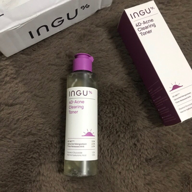 ส่งต่อ 70% โทนเนอร์รักษาสิว อิงกุ INGU 4D-Acne Clearing Toner