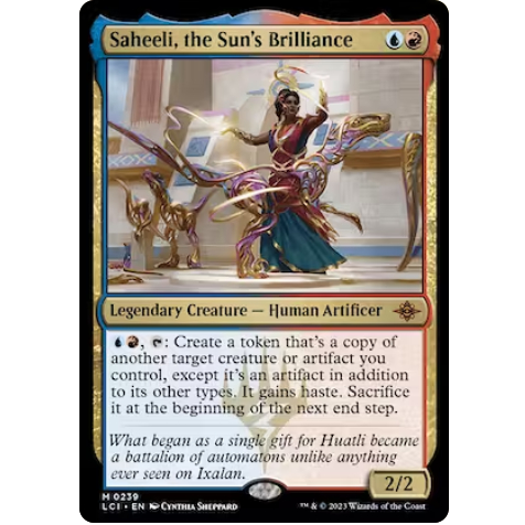 Saheeli, the Sun's Brilliance การ์ด Magic The Gathering ของแท้ จากชุด The Lost Caverns of Ixalan