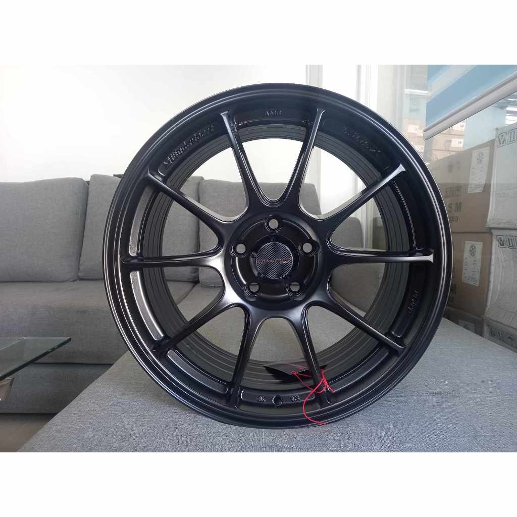 แม็กใหม่ขอบ 18 กว้าง 8.5 สีดำด้าน