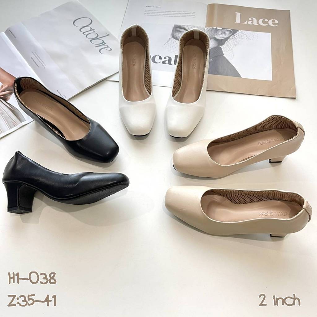 Niwa shoes 👠คัทชูแบบใหม่ที่สาวๆตามหา คัทชูใส่ทำงาน มาแล้วจ้า ❤️‍🔥❤️‍🔥 รหัสสินค้า H1-038