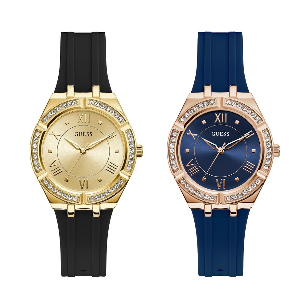 Guess นาฬิกาข้อมือผู้หญิง สายซิลิโคน รุ่น GW0034L1,GW0034L4