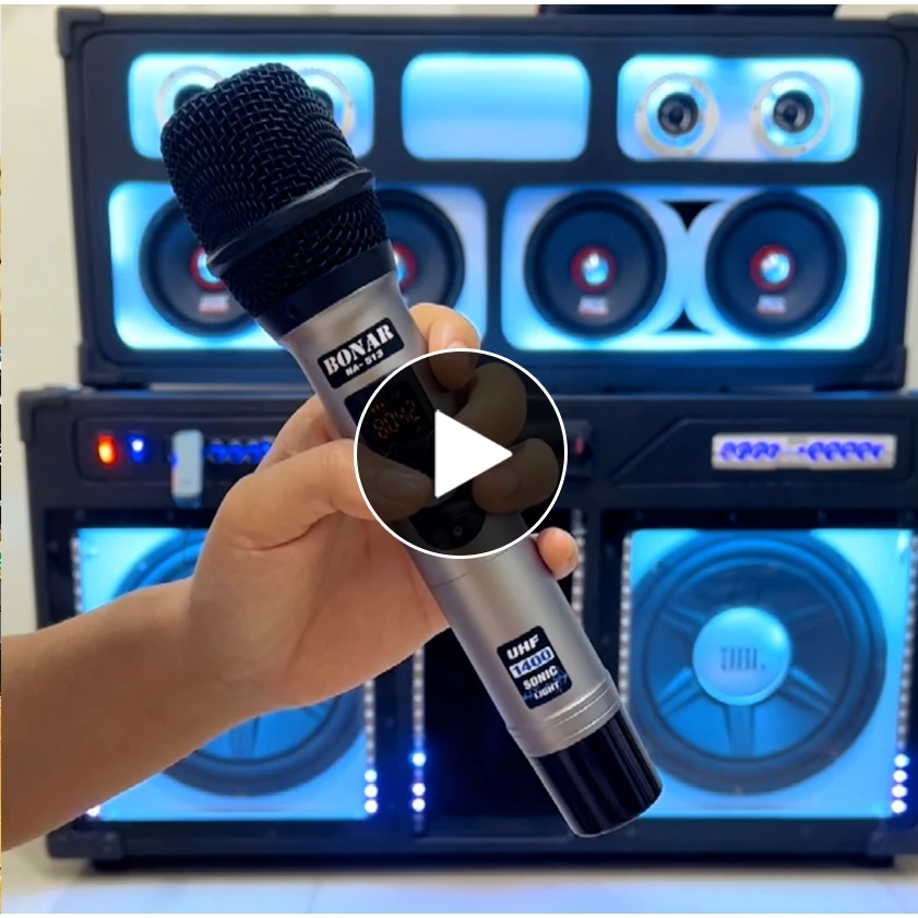 ไมโครโฟน BONAR sonic light ไมค์ลอย ไมค์ลอยคู่ ไมโครโฟนไร้สาย