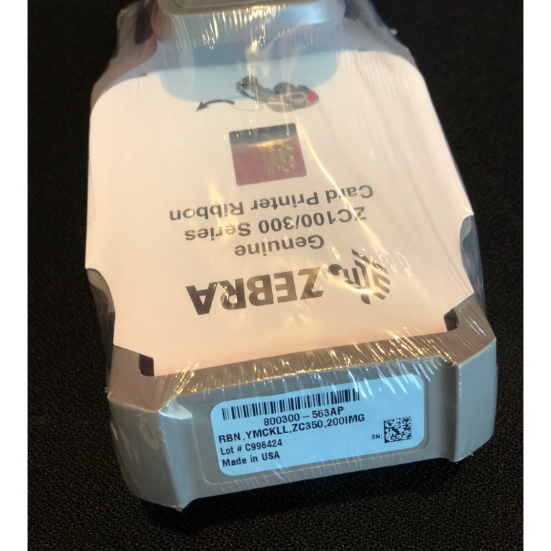 ลดราคา !! หมึกพิมพ์บัตร ZC300 ริบบอนสี Color ribbon YMCKLL มีลายน้ำนูน สำหรับเครื่องพิมพ์บัตรZEBRA Z