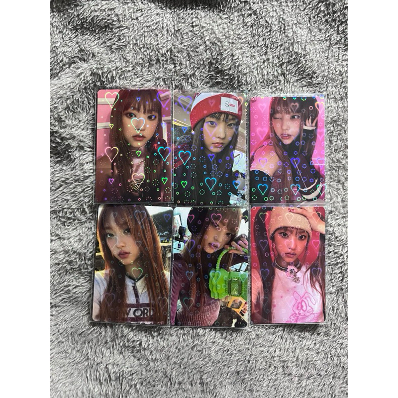 #[ พร้อมส่ง ]📮🐰Haerin OMG-Message card ( set 6 )