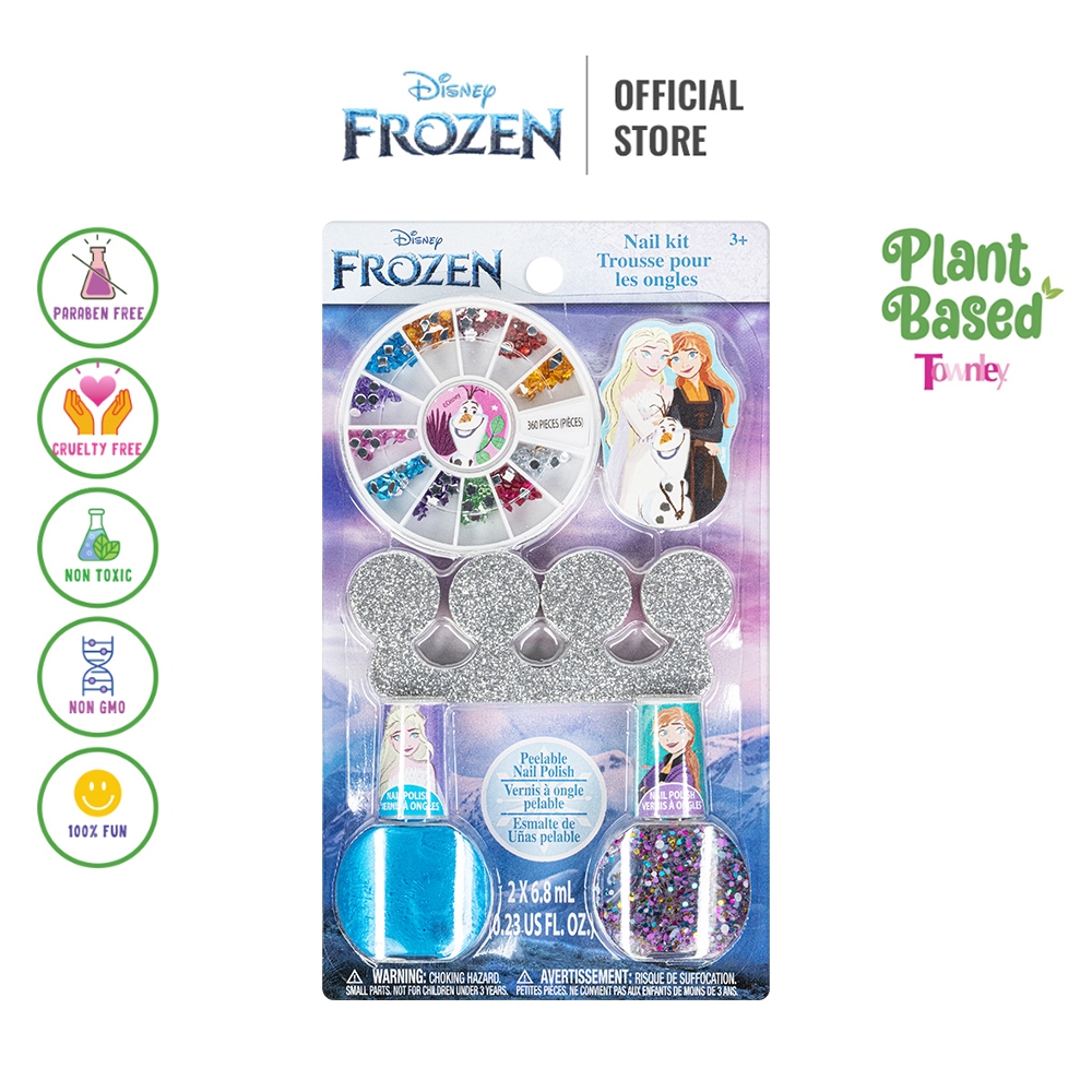 Disney Frozen เซ็ตยาทาเล็บ พร้อมของตกแต่งเล็บ ลิขสิทธ์แท้ ปลอดสารพิษ (ดิสนีย์ โฟรเซ่น)