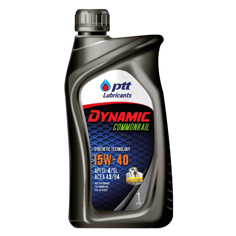 น้ำมันเครื่อง PTT 15w-40 DYNAMIC COMMONRAIL.(1L)