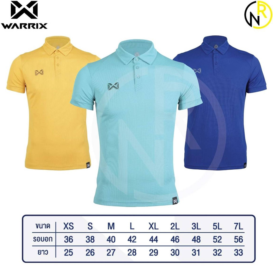 **ของแท้ส่งไว***  WARRIX  เสื้อโปโล   WA- 222PLACL34    เสื้อกีฬาชาย