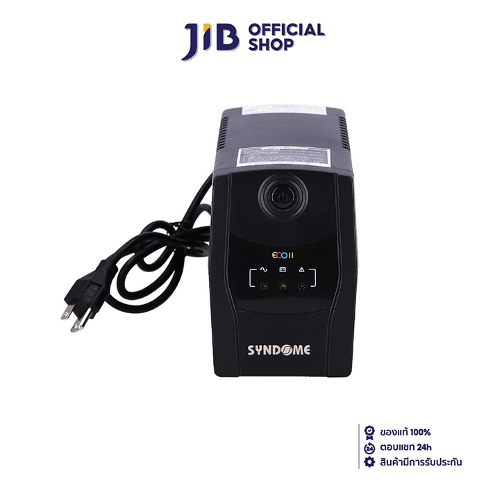 UPS (เครื่องสำรองไฟฟ้า) SYNDOME ECO II-1000 LED (1000 VA/630 WATT)