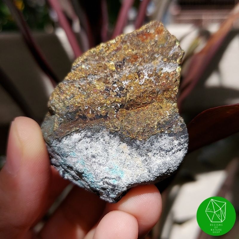 แร่บอร์ไนต์ดิบธรรมชาติ (Bornite)​ ภาพจากสินค้าจริง พร้อมส่ง!!