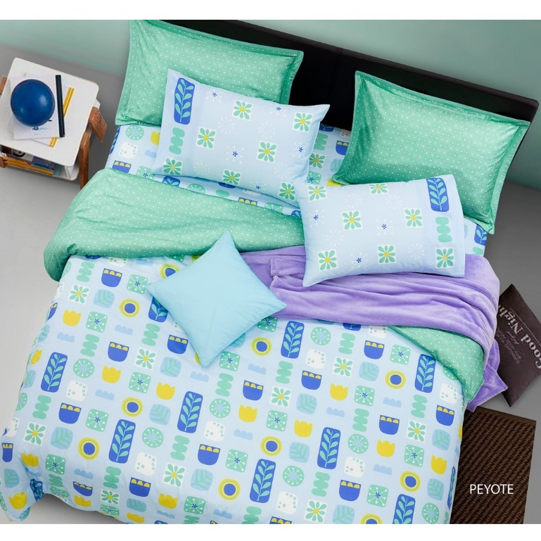 SANTAS ชุดเครื่องนอน ดีไซน์ PEYOTE   7 ชิ้น ทอ 350 เส้นด้าย