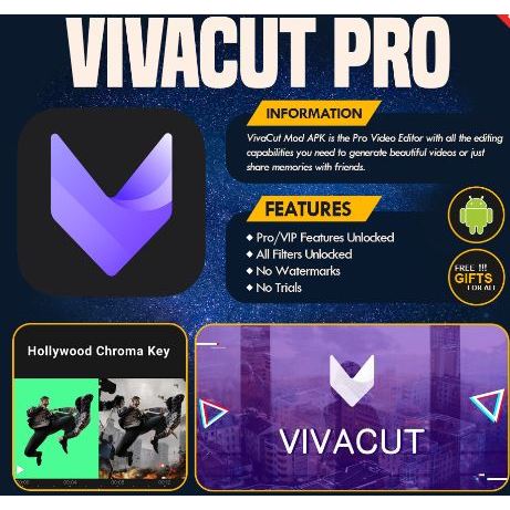 VivaCut Premium VIP APK for Android🔥 Lifetime Premium | Modded to Pro Feature