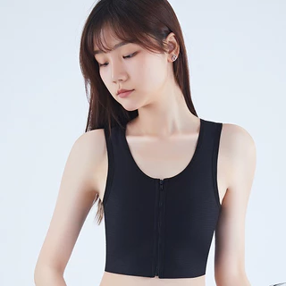 ชุดชั้นในทอมพร้อมส่งจากไทย เสื้อชั้นในทอม เสื้อกระชับอก ผ้านิ่มใส่สบาย อัพเกรดซิปหน้า💕A2