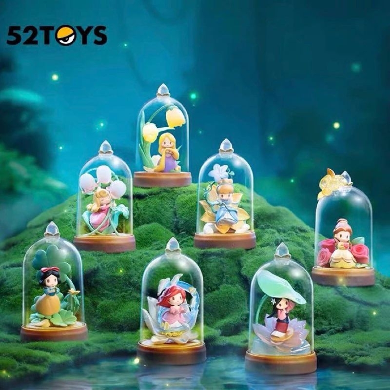 (ใช้โค้ด50%ซื้อในไลฟ์ได้) ⭕พร้อมส่ง 52TOYS DISNEY Princess D-Baby Flowers and Shadows Series