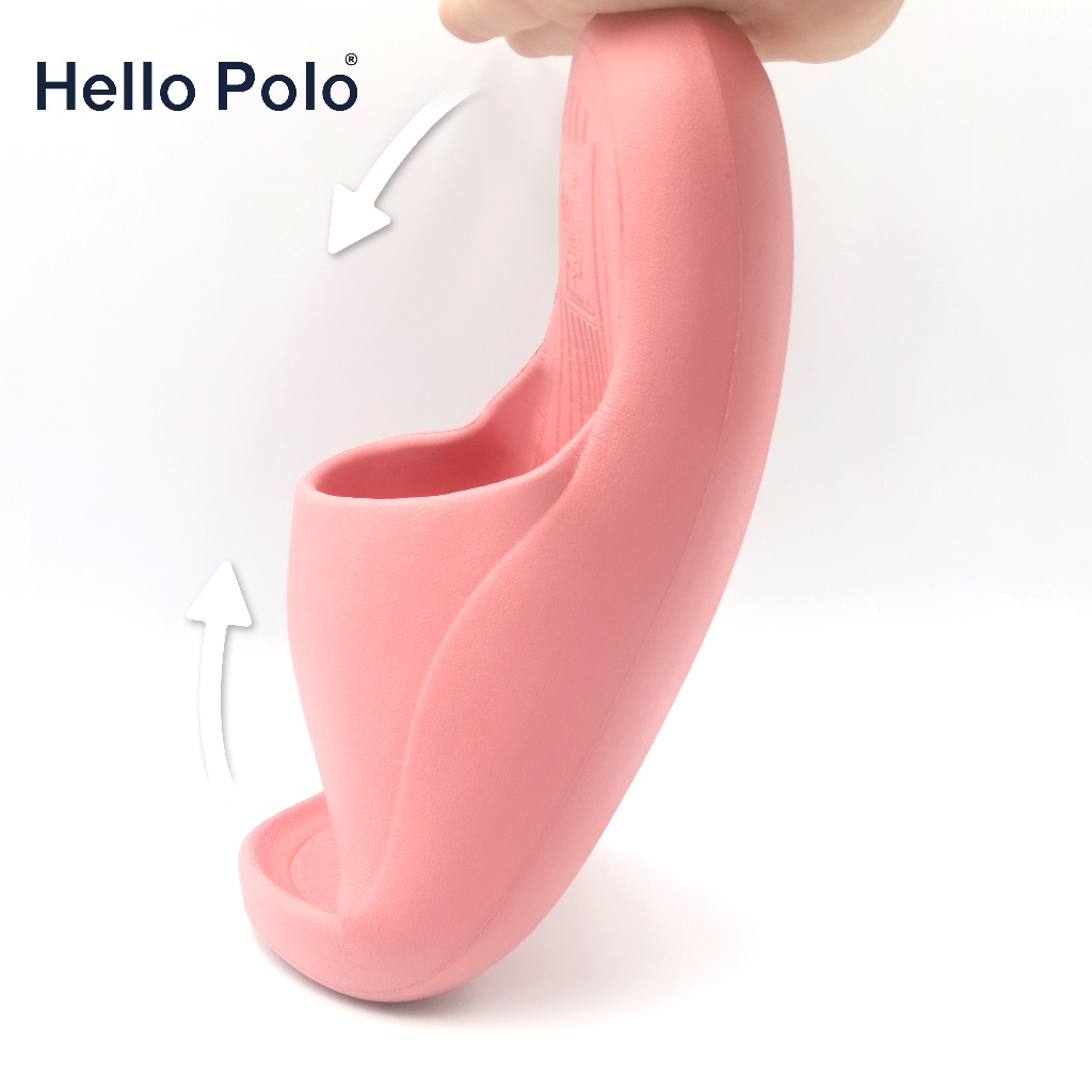 Hello Polo รองเท้าแตะลําลอง กันลื่น พื้นหนา ลายอุ้งเท้าแมวน่ารัก พื้นนิ่ม เหมาะกับฤดูร้อน ใส่ในบ้าน ห้องน้ํา HP8004