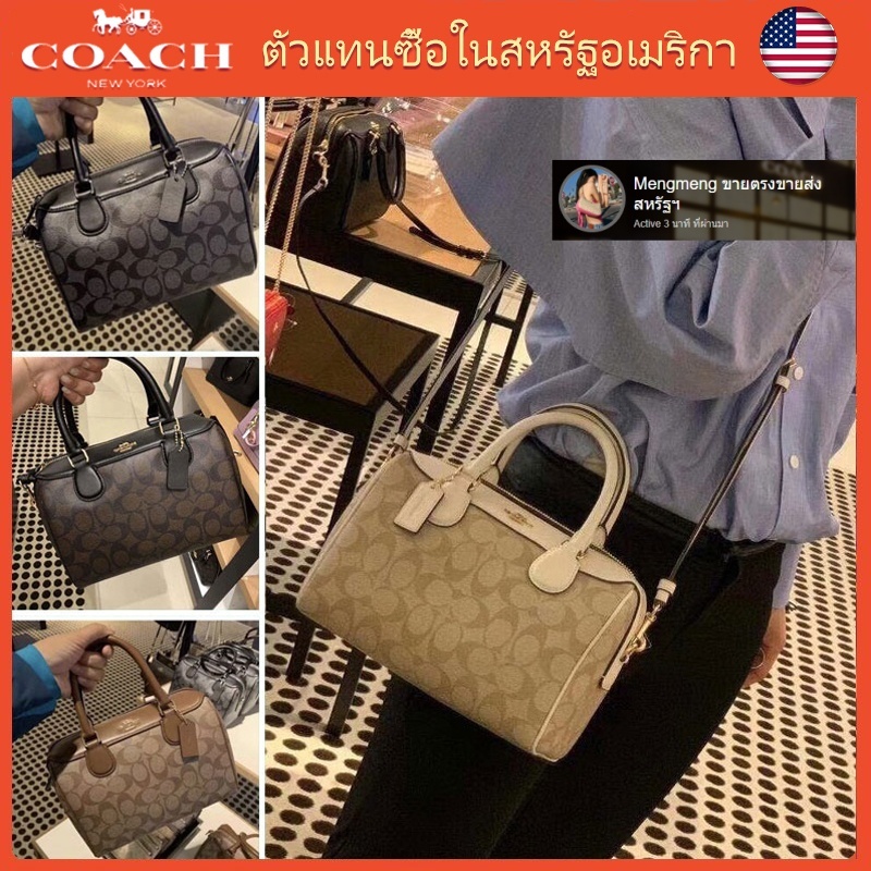 ร้อมส่ง ของแท้ % Outlet Women's กระเป๋าสะพายไหล่ Boston Pillow Bag กระเป๋าถือ