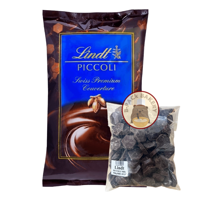 (ลินต์มิลค์ 500g )ลินต์ พิคโคลิ สวิส คูแวร์ตู มิลค์ ช็อคโกแลต Lindt PICCOLI Swiss Premium Couverture