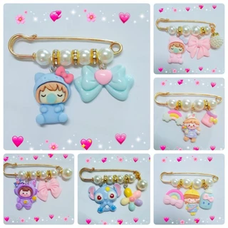 เข็มกลัดคนท้อง ลายใหม่ปี66 พร้อมส่ง แฝดน้อย