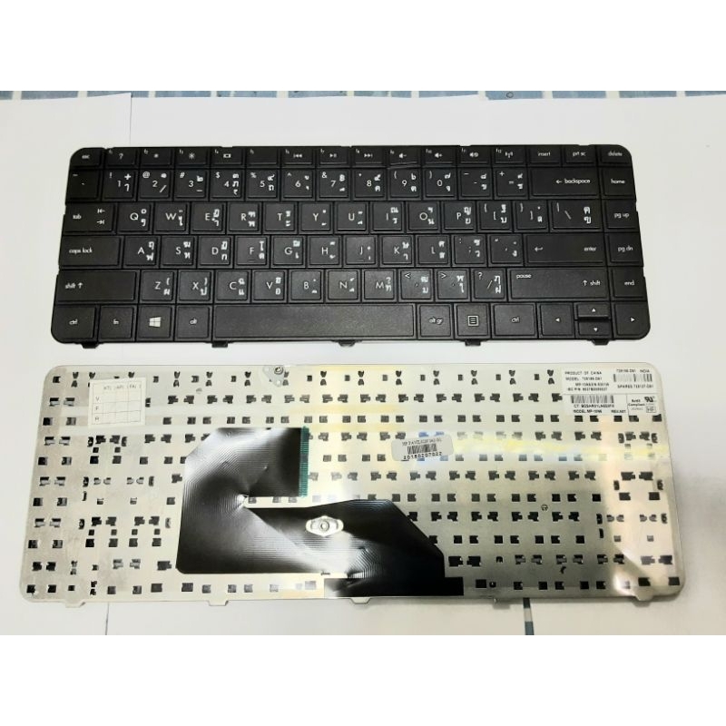 คีย์บอร์ดโน๊ตบุ๊ค(Keyboard Laptop) For Hp Pavilion 242 G1 Blackสีดำ อักฤษ/ไทย