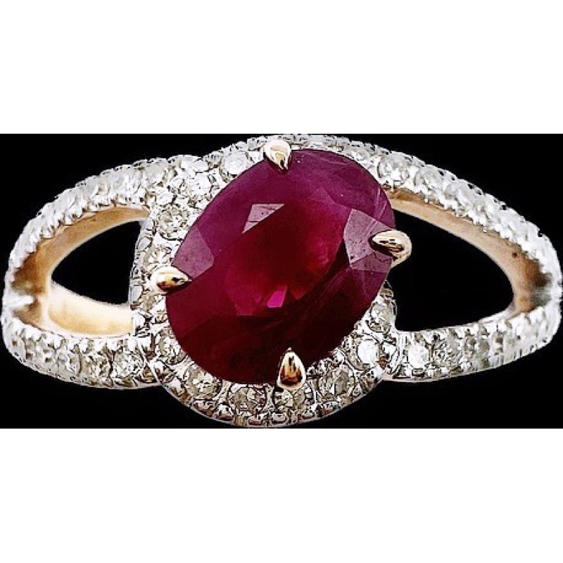 💍Tatiana : Red queen Gold :2.75gram  💎 : SI 1.130Ct