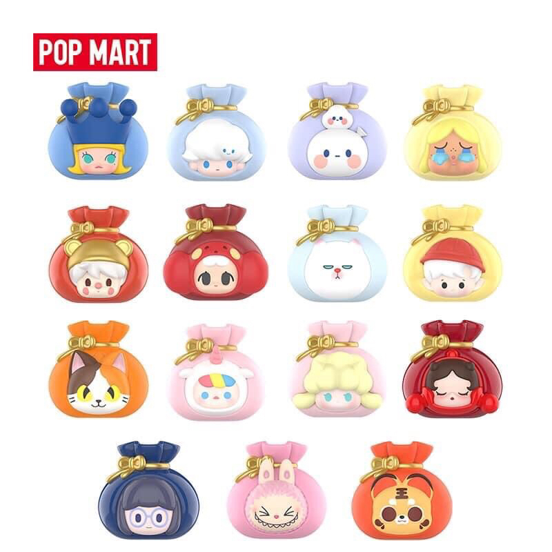 POPMART POP BEAN FORTUNE BAG SERIES FIGURE [แยกตัว] พร้อมส่ง สั่งในไลพ์ลด50%