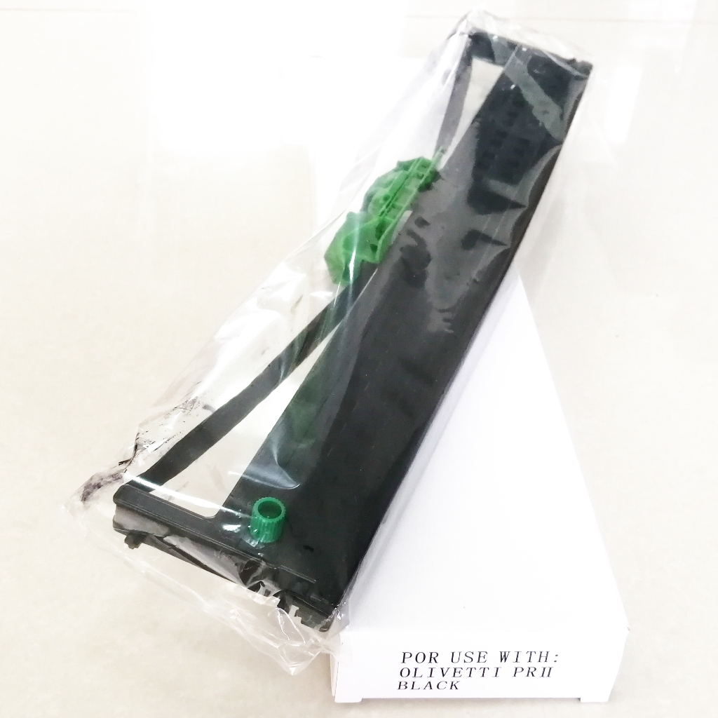 ผ้าหมึกเทียบเท่า Compatible Olivetti , CITIC ใช้ได้กับรุ่น PR2 / PR2E / PR2 Plus / PB2 / PB2A ตลับนอกกล่องขาวนำเข้า