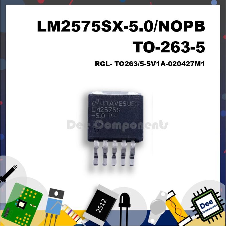 NationalSemiconductor LM2575SX-5.0/NOPB 1A Step-Down Regulator 5V TO-263-5 RGL-TO263/5-5V1A-020427M1