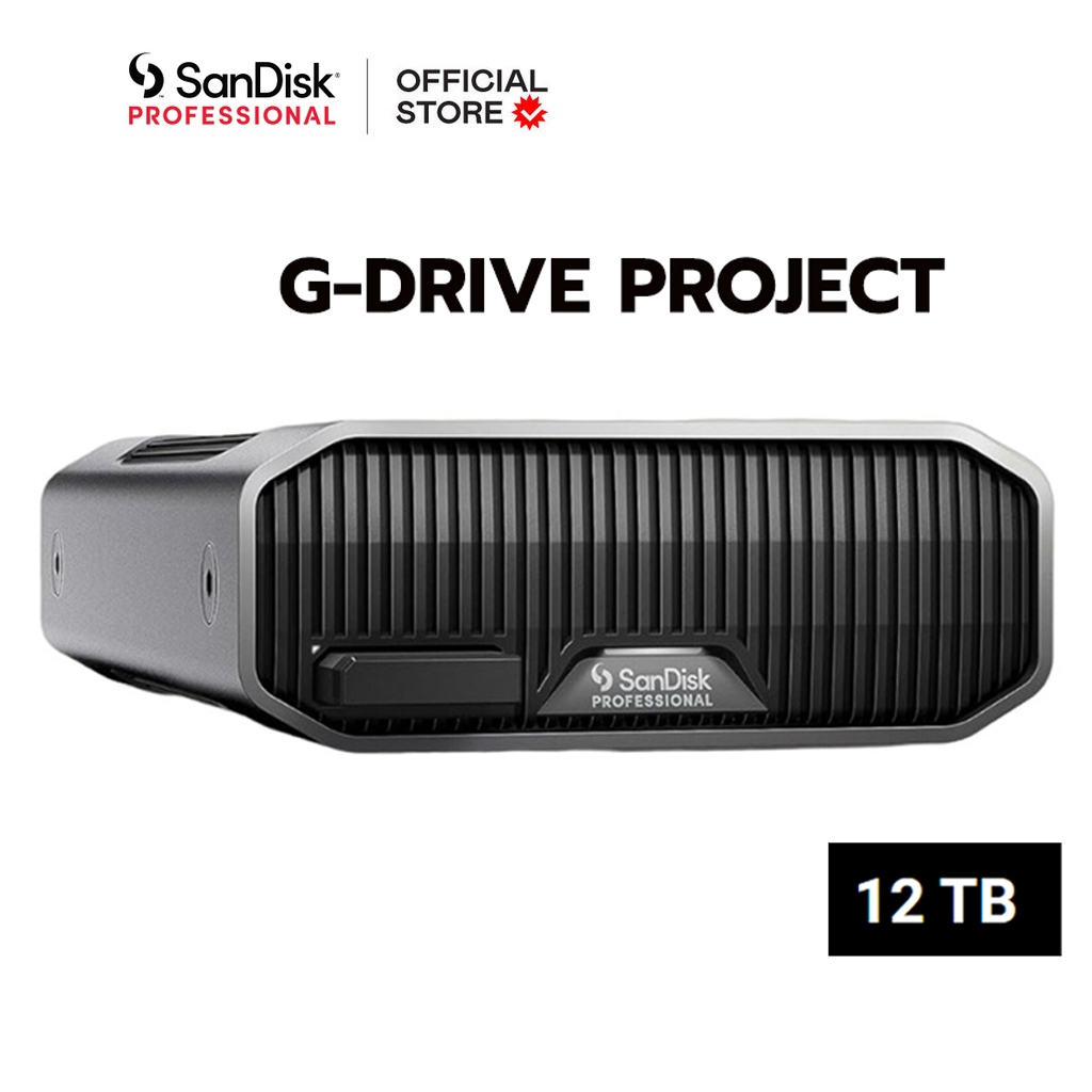 G-DRIVE PROJECT 12TB 18TB 22TB Thunderbolt 3 External Hard Drive (SDPHG1H) SanDisk Professional