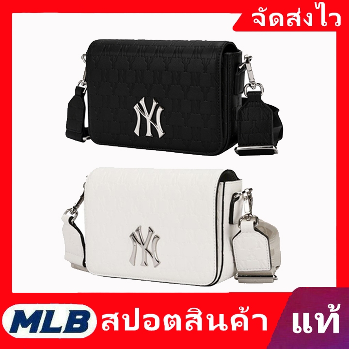 Bangkok shipped MLB MONOGRAM DIA EMBO MINI CROSS BAG กระเป๋าสะพายข้าง กระเป๋าNY