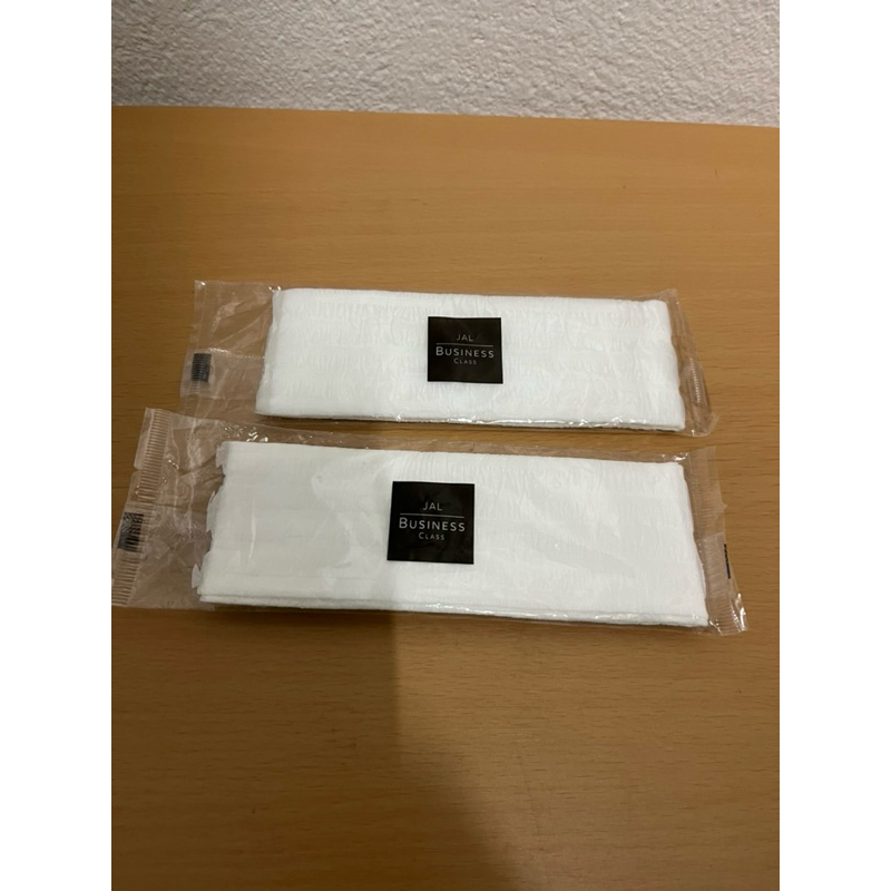 ทิชชู เปิียก business class japan airline เซต 2 แผ่น
