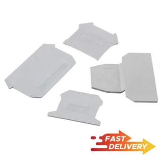 (แพ็ค 5 ชิ้น) D-UK3/10 End Cover | ฝาปิดเทอร์มินอลบล็อก ใช้กับ UK3N UK5N UK6N UK10N | สต๊อกไทย ส่งไว