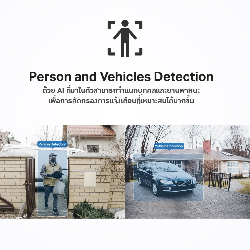 TP-Link Tapo D230S1 Smart Battery Video Doorbell กริ่งประตูอัจฉริยะ กล้อง 2K 5MP ดูและโต้ตอบได้ทันที IP64 ประกัน1ปี - รูปที่ 4