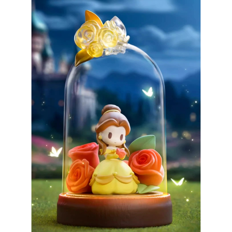 พร้อมส่ง🌹กล่องสุ่ม ดิสนีย์ Disney Princess Flowers and Shadows series 🌬ยกกล่อง🎁ลุ้นซีเครท🌬💐52TOYS