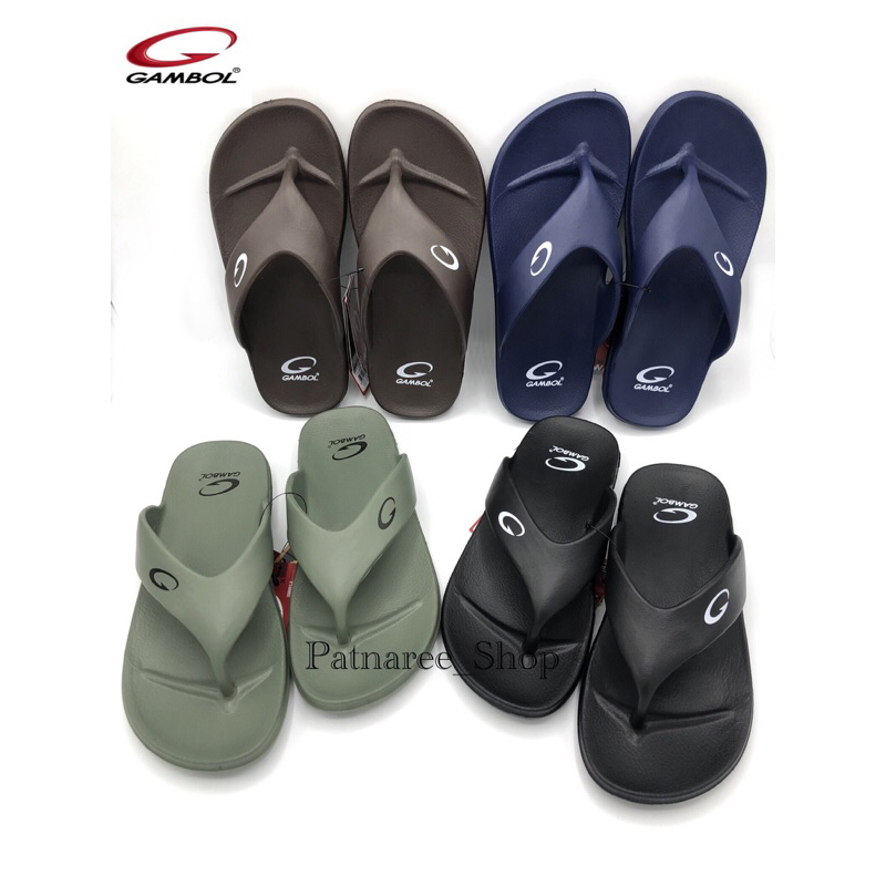 สินค้าใหม่ GAMBOL แกมโบล รุ่น 41140 รองเท้าแตะ หนีบ size 36-44