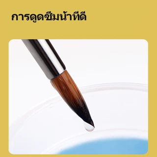 O&D Color Selected คุณภาพสูง ปากกาวาดภาพสีน้ำมัน แปรงโพรพิลีน แปรงสีน้ำ ขนไนลอน ตะขอและลวดแปรง แปรงเล็บ Hook Line Brush