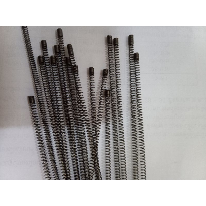 สปริงแรงดัน สปริงกด compression spring มีให้เลือกหลายขนาด สปริงอ่อน-แข็ง ขนาดลวด1-3mm ยาว40cm
