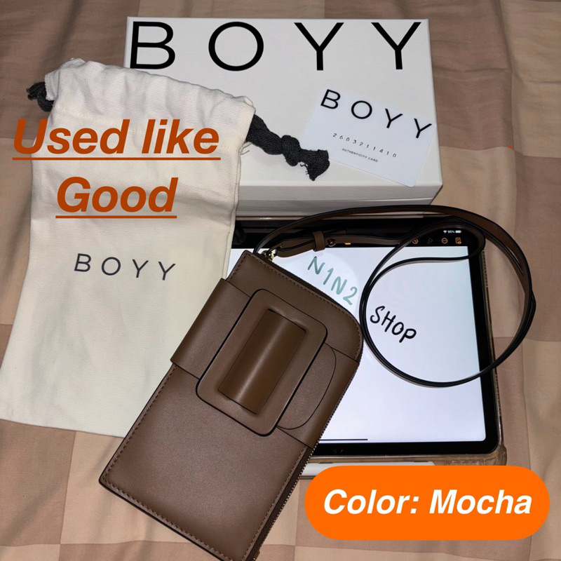 (Used)กระเป๋า Boyy Phone Case : Mocha 2021