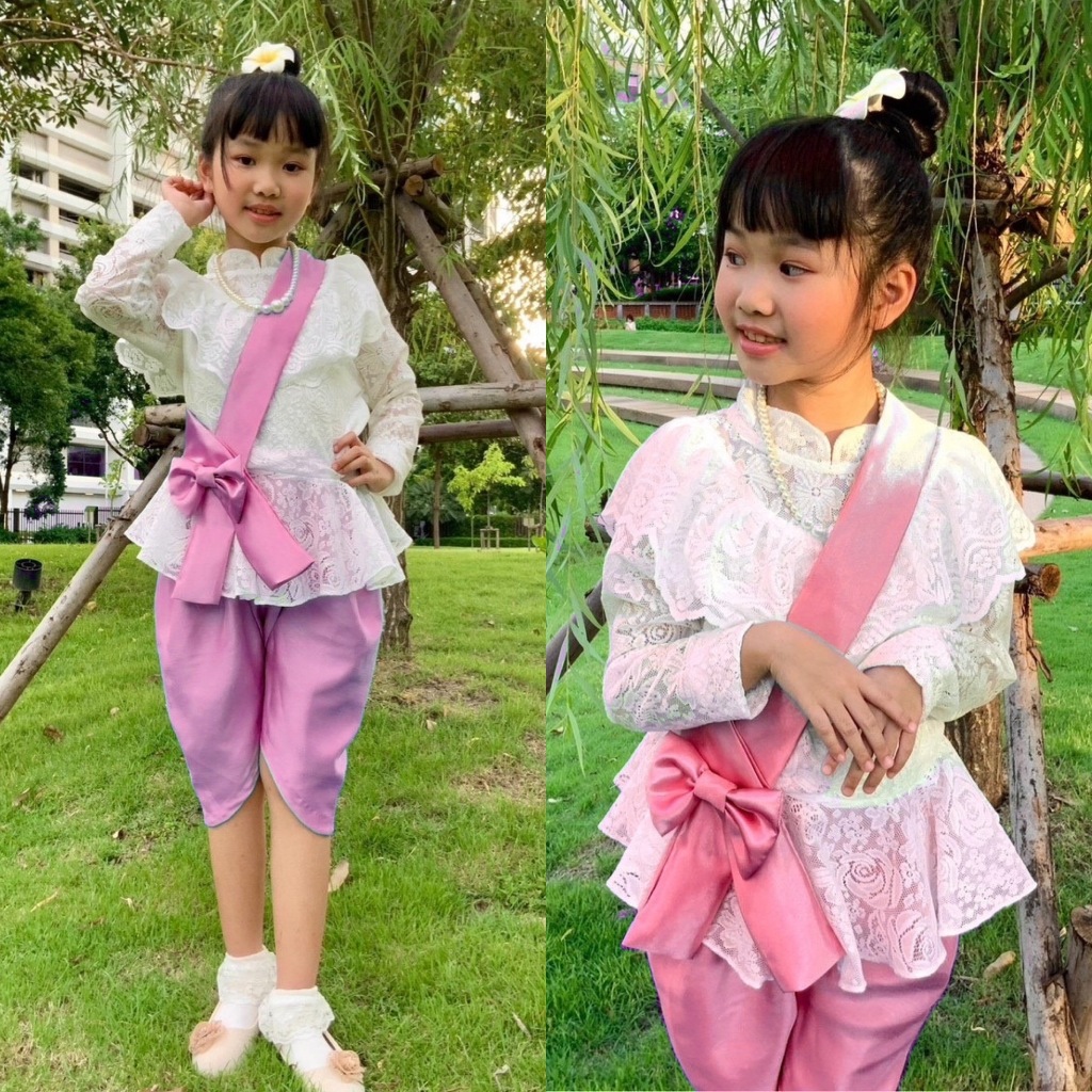PTT สายสะพายชุดไทย สำหรับเด็ก สายคาดชุดไทย - ราคาเฉพาะสายสะพาย