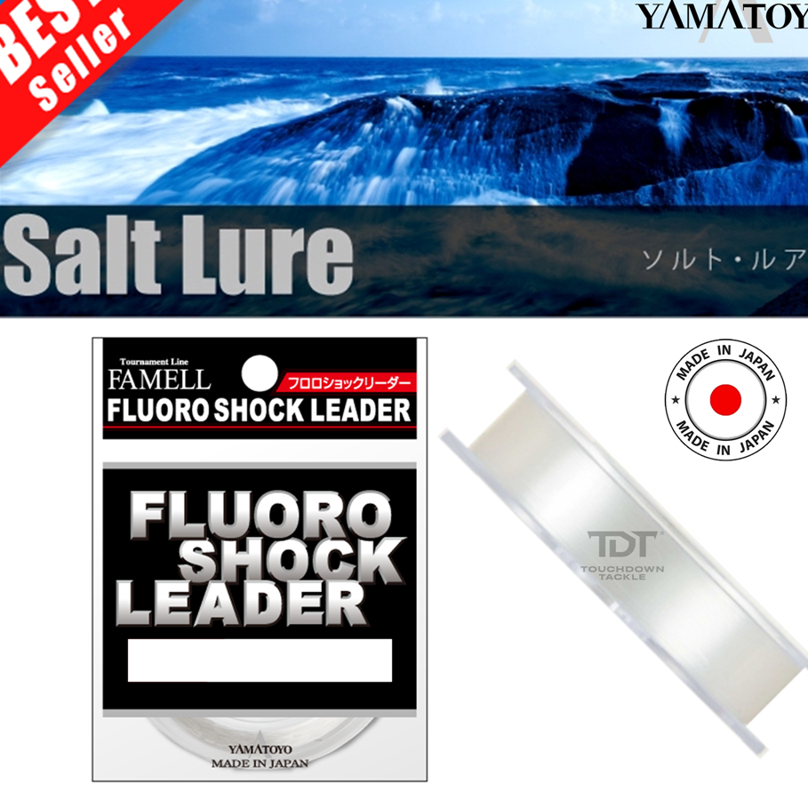 YAMATOYO FAMELL FLUORO SHOCKLEADER 100% สายช็อคหน้า นุ่ม เหนียว ใส Made In Japan อย่างจ๊าบบบบบ !!