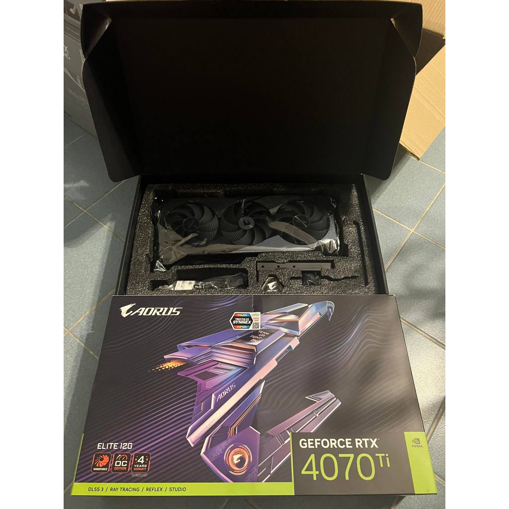 RTX 4070Ti Aorus Elite 12GB สภาพใหม่ ราคาสุดคุ้ม