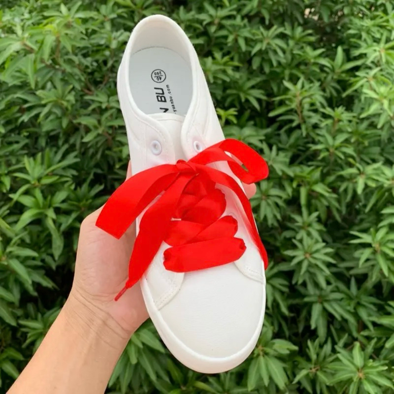 Ribbon bow 🎀 เชือกริบบิ้นผูกรองเท้าสุดคิ้วท์ - รูปที่ 4