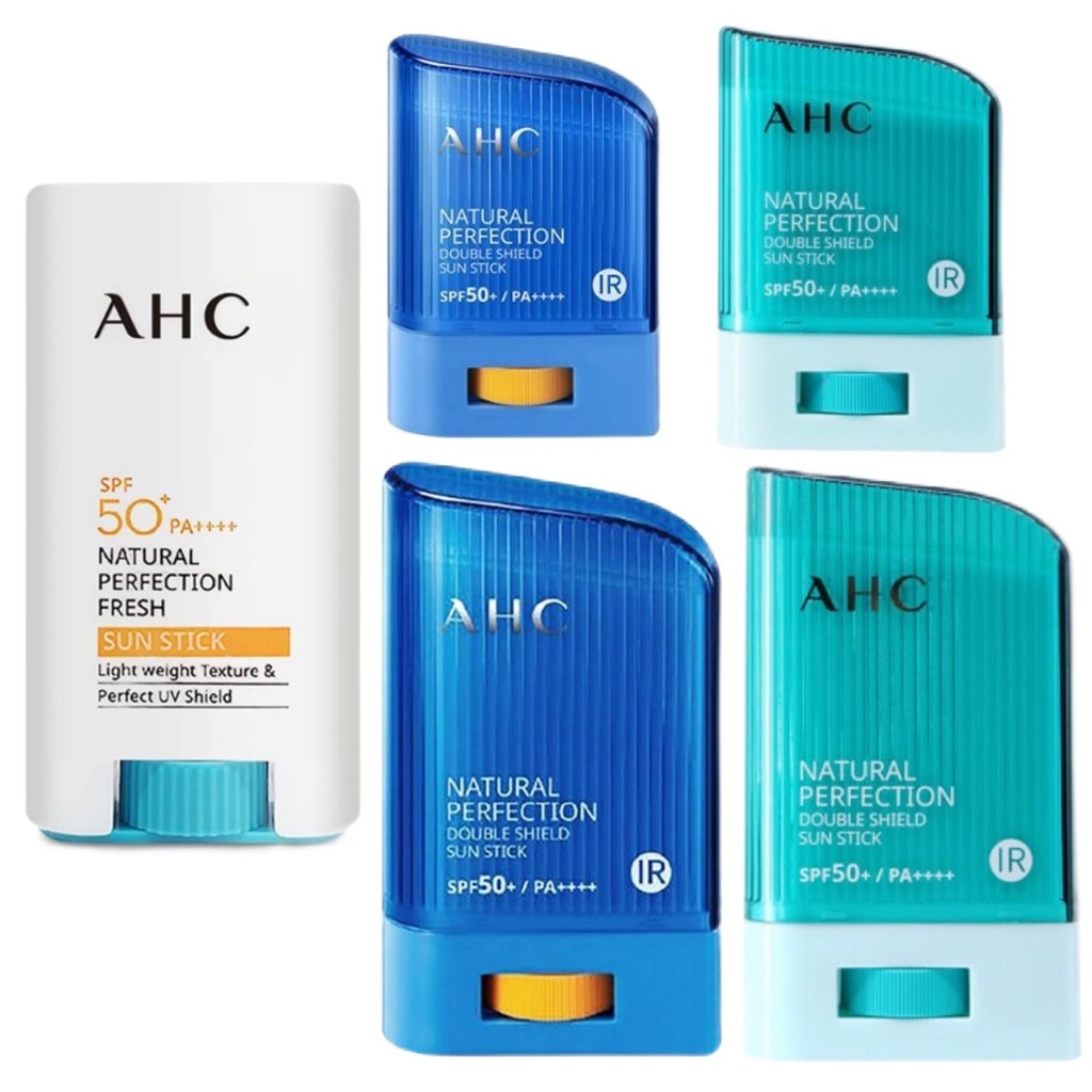 ของแท้ AHC Natural Perfection Fresh Sun Stick 50+spf pa+++ กันแดดสติ๊ก สูตรกันน้ำ ขนาดพกพา 14g / 22g / 24g