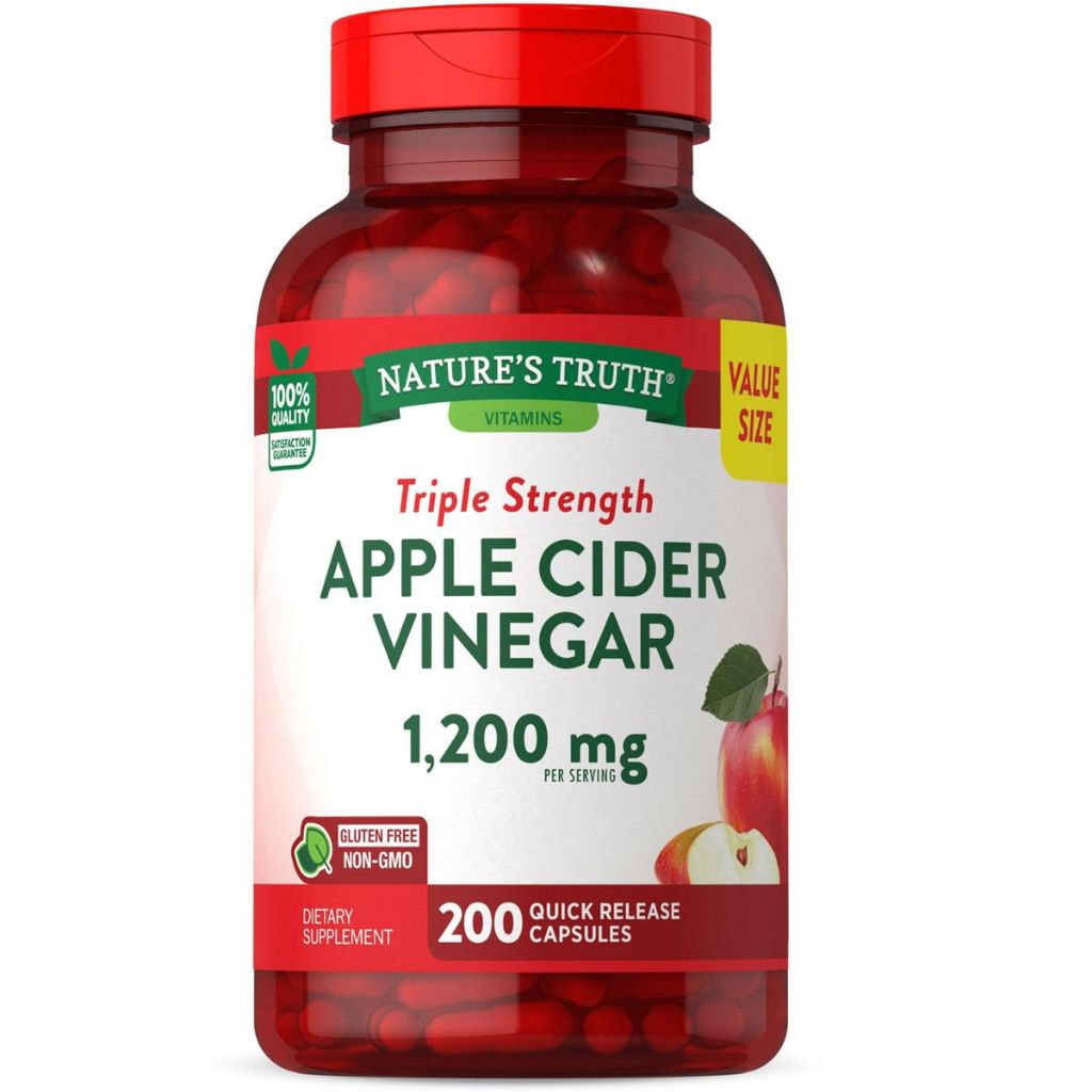 ✨ Nature’s Truth Apple Cider Vinegar (1200mg x 200 เม็ด) [04/2025]
