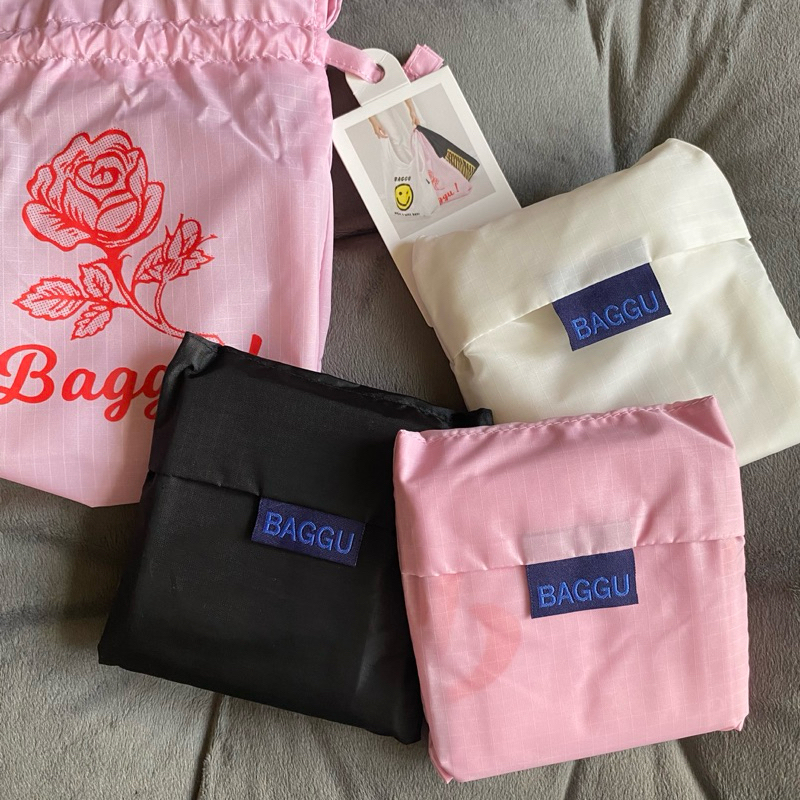 พร้อมส่ง STANDARD BAGGU SET เซ็ต 3 ใบ กระเป๋า Baggu ถุงผ้า Baggu