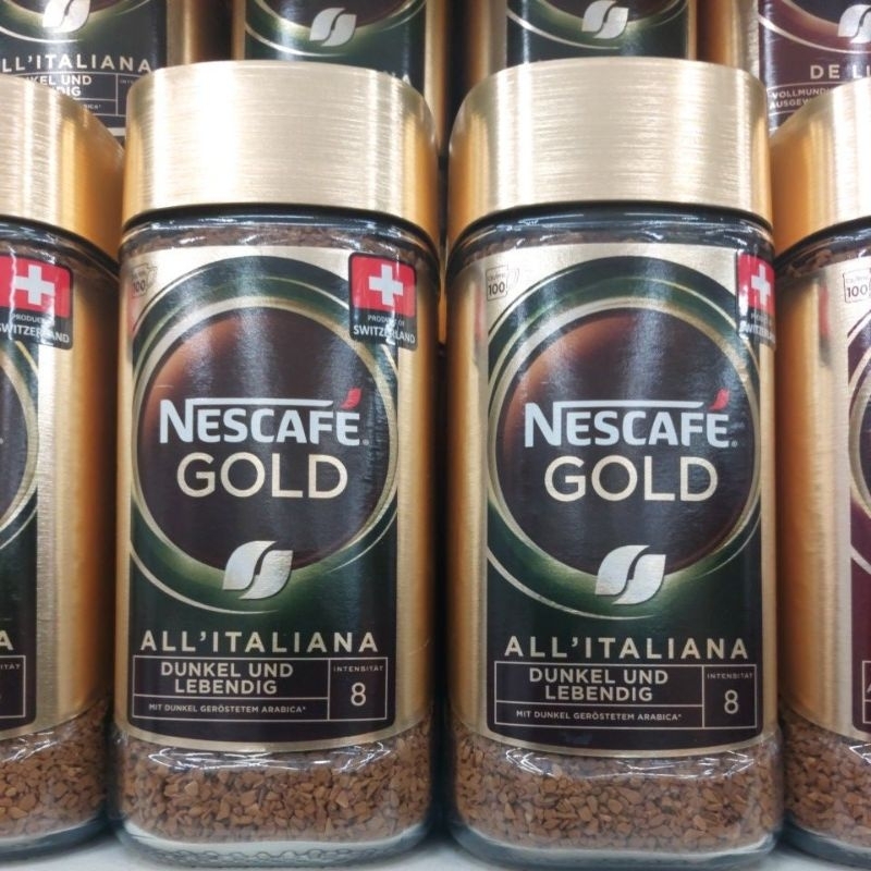 Nescafe Gold All’italiana (Swiss Imported) 200g.exp 10/25