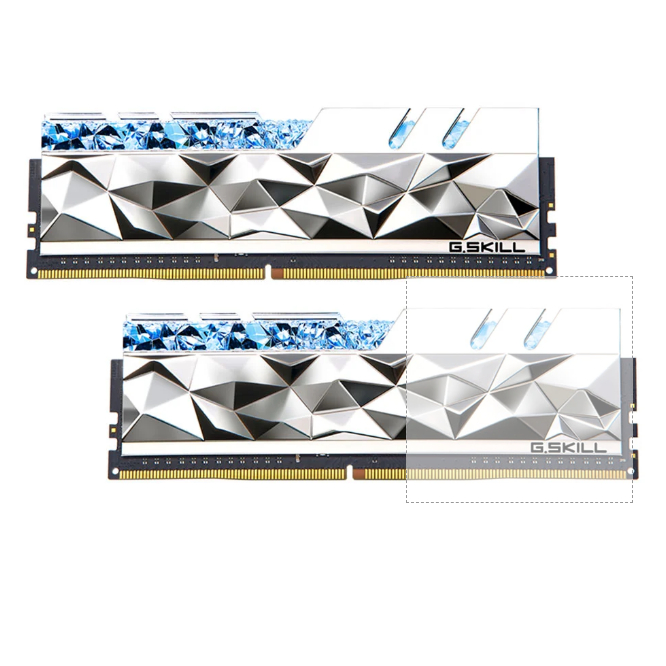 16GB (8GBx2) DDR4 3600MHz RAM (หน่วยความจำ) G.SKILL TRIDENT Z ROYAL ELITE (SILVER) (F4-3600C16D-16GT