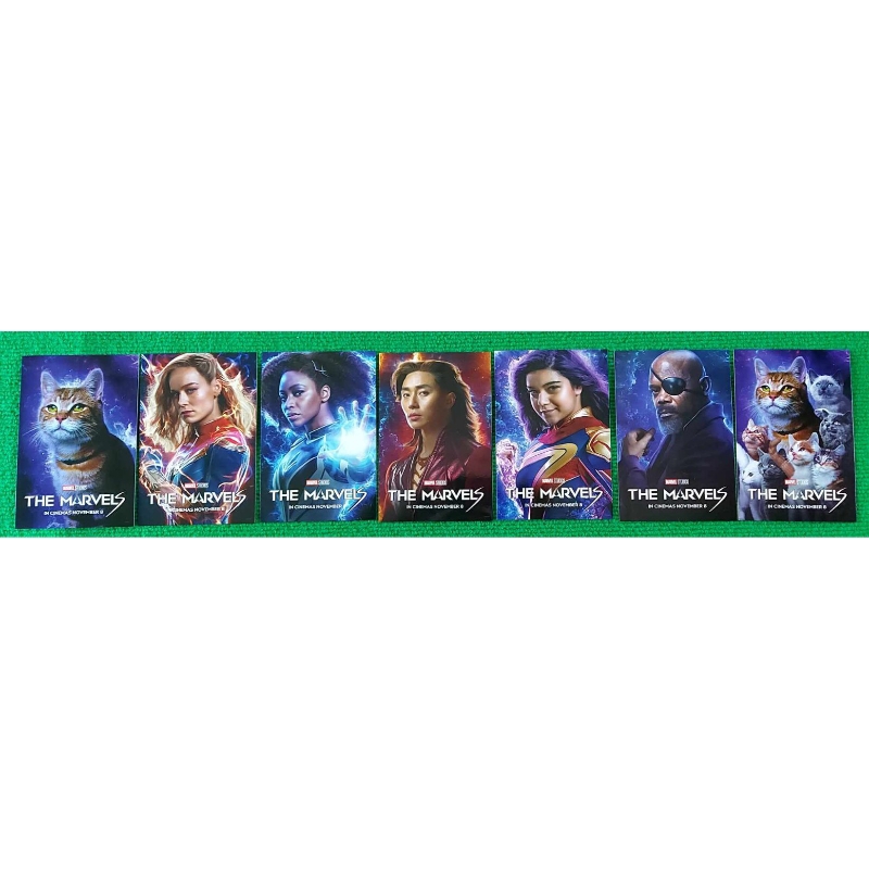 โปสการ์ด Postcard The Marvels เดอะมาร์เวล ลิขสิทธิ์แท้จาก Major – SF The Marvel เดอะ มาร์เวลส์
