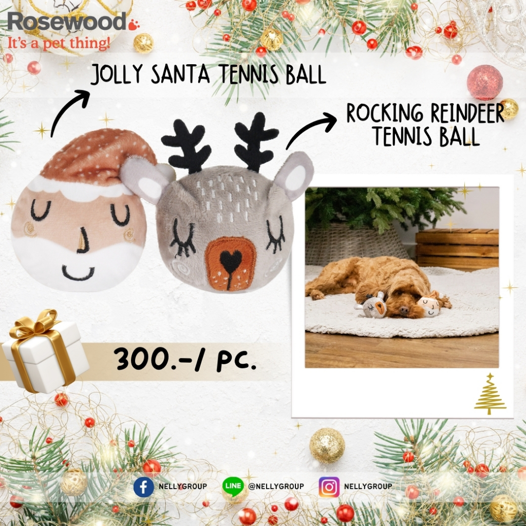 Rosewood Tennis Ball X'mas collection