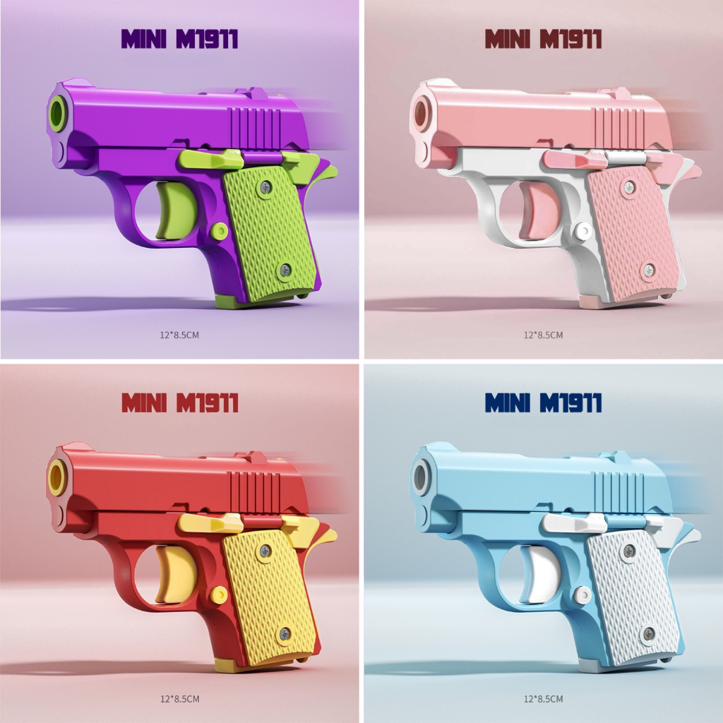 ปืนของเล่น ปืนมินิ 3 D ปืนเด็กเล่นคลายเครียด มีดเด็กเล่น มีดหัวไชเท้า ของเล่นสำหรับเด็ก ของเล่น สำหรับเด็ก By FullCart