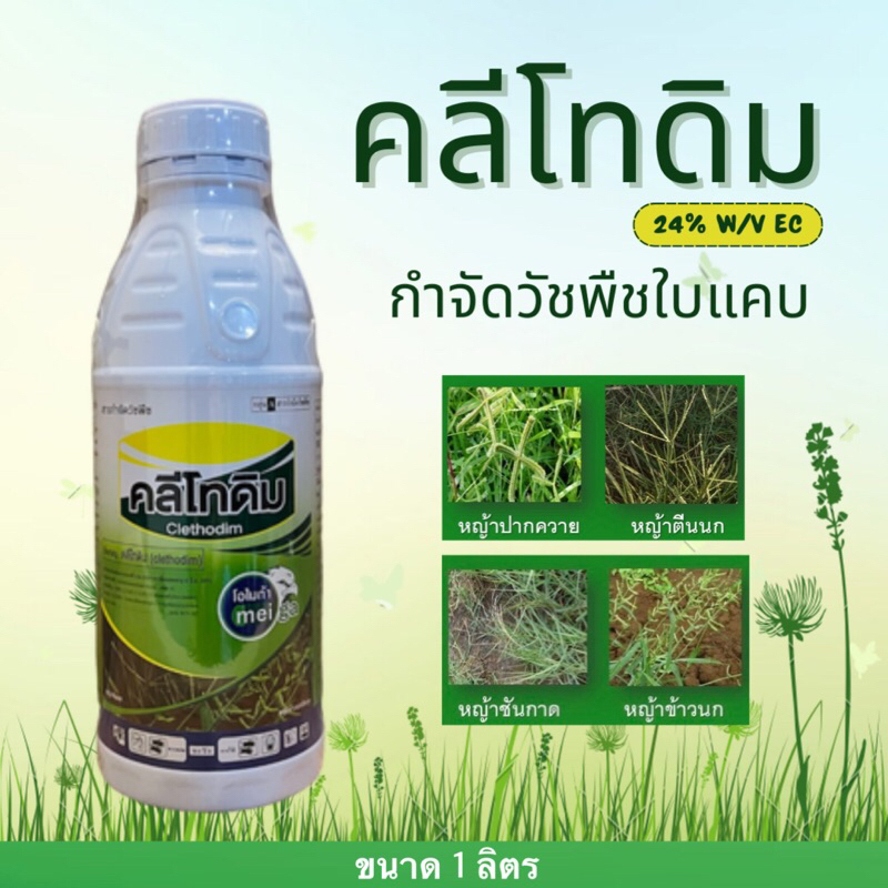 คลีโทดิม สารกำจัดวัชพืชใบแคบ ทุกชนิด -1 ลิตร